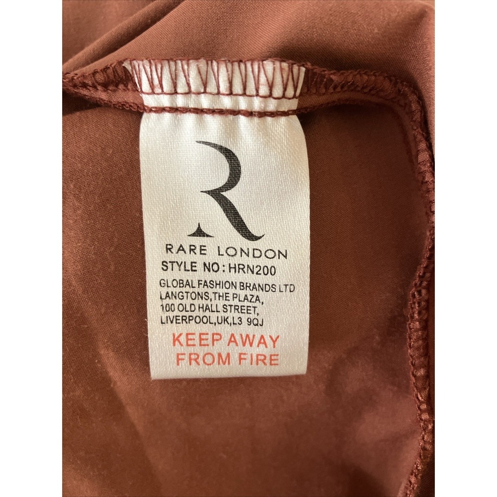 Rare London Velvet Burnout Maxi Dress Tie Front Bodycon Evening Gown 4 New - Picture 15 of 16